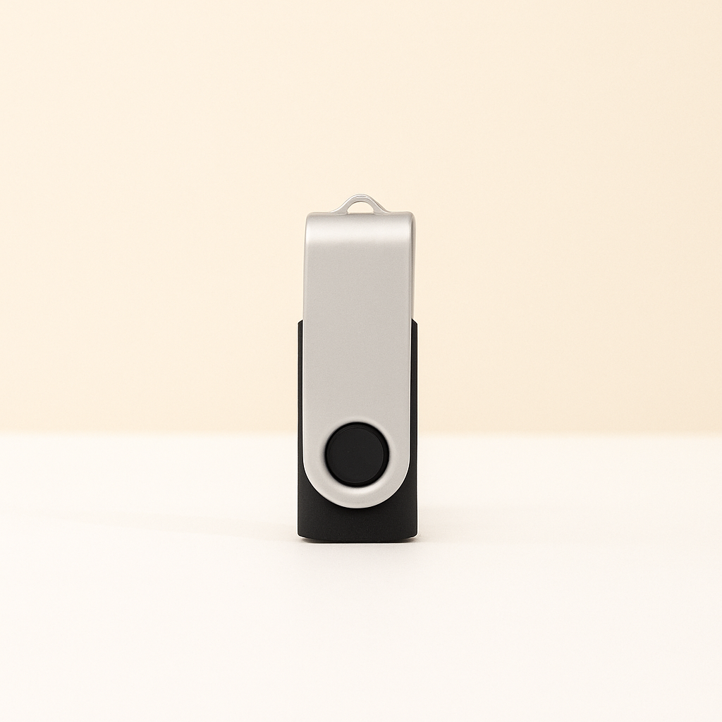 #7511 Classic Metal Flash Drive (16GB) - Gaia Gifts Co
