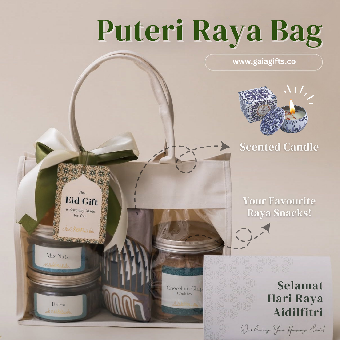 Puteri Raya Bag - Raya 2025 - Gaia Gifts Co