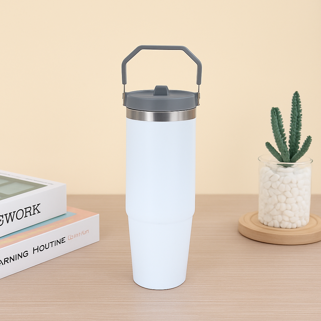 #7020 Stainless Steel Thermo Mug with Handle