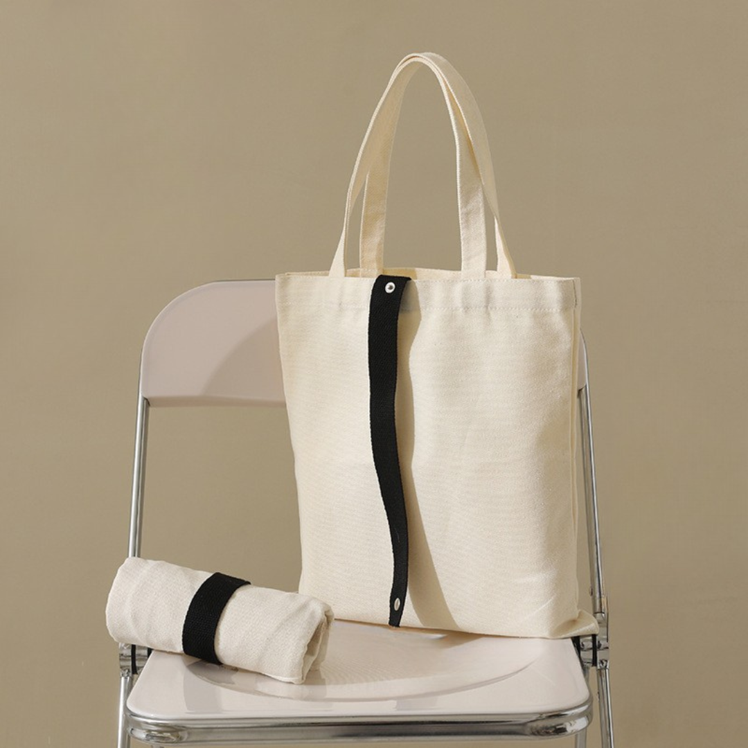 SB03 8oz Foldable Canvas Bag - Gaia Gifts Co