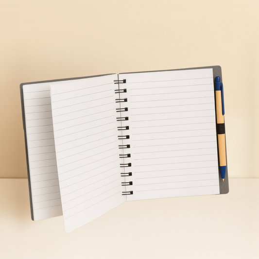 #7894 Eco Notebook with Pen & Pocket - Gaia Gifts Co