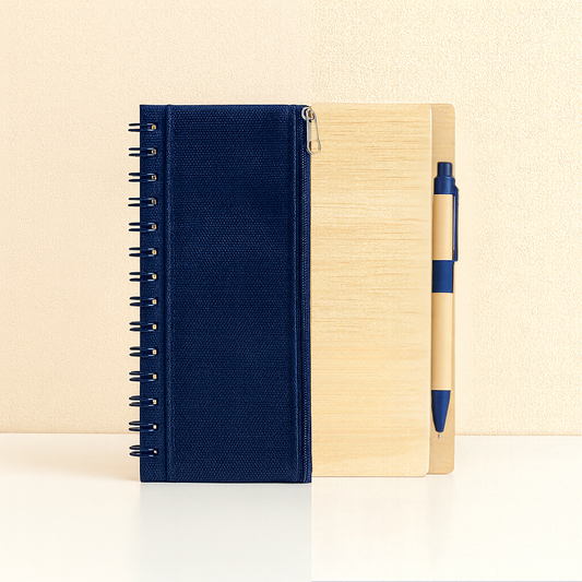 #3816 Eco Notebook with Non Woven Pen Pouch & Pen