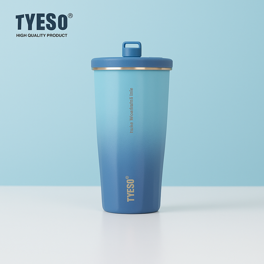 #3633 TYESO Stainless Steel Vacuum Tumbler.