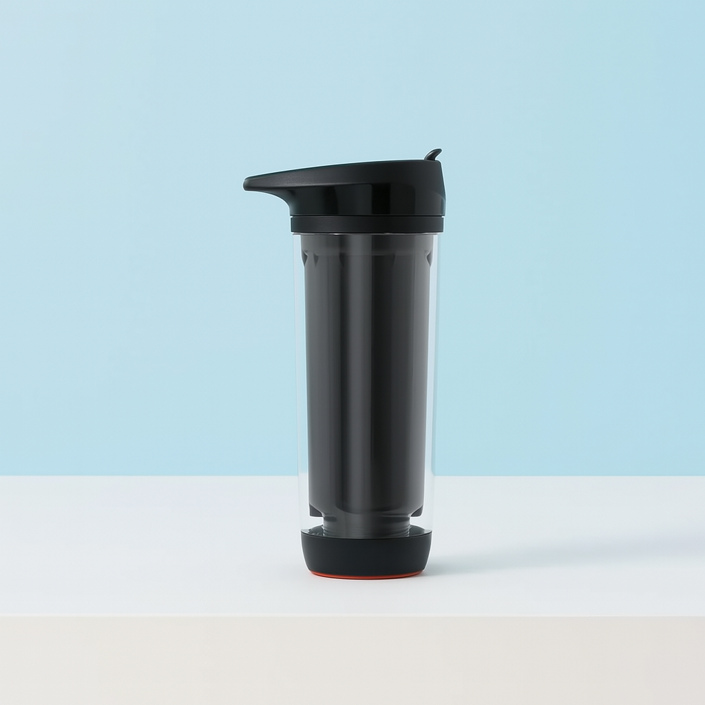 #8827 ANTI FALL Double Wall Suction Bottle