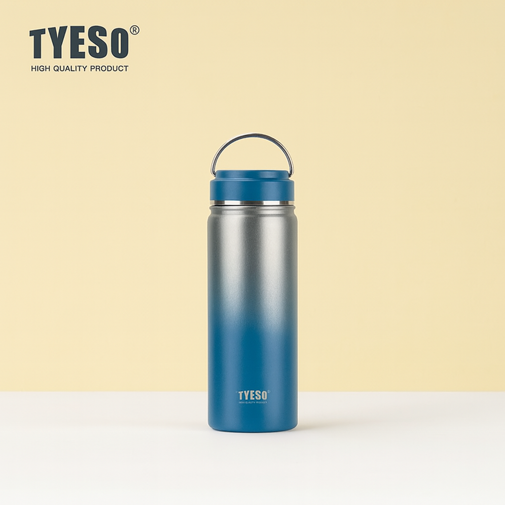 #3233 TYESO Stainless Steel Flask with Handle.