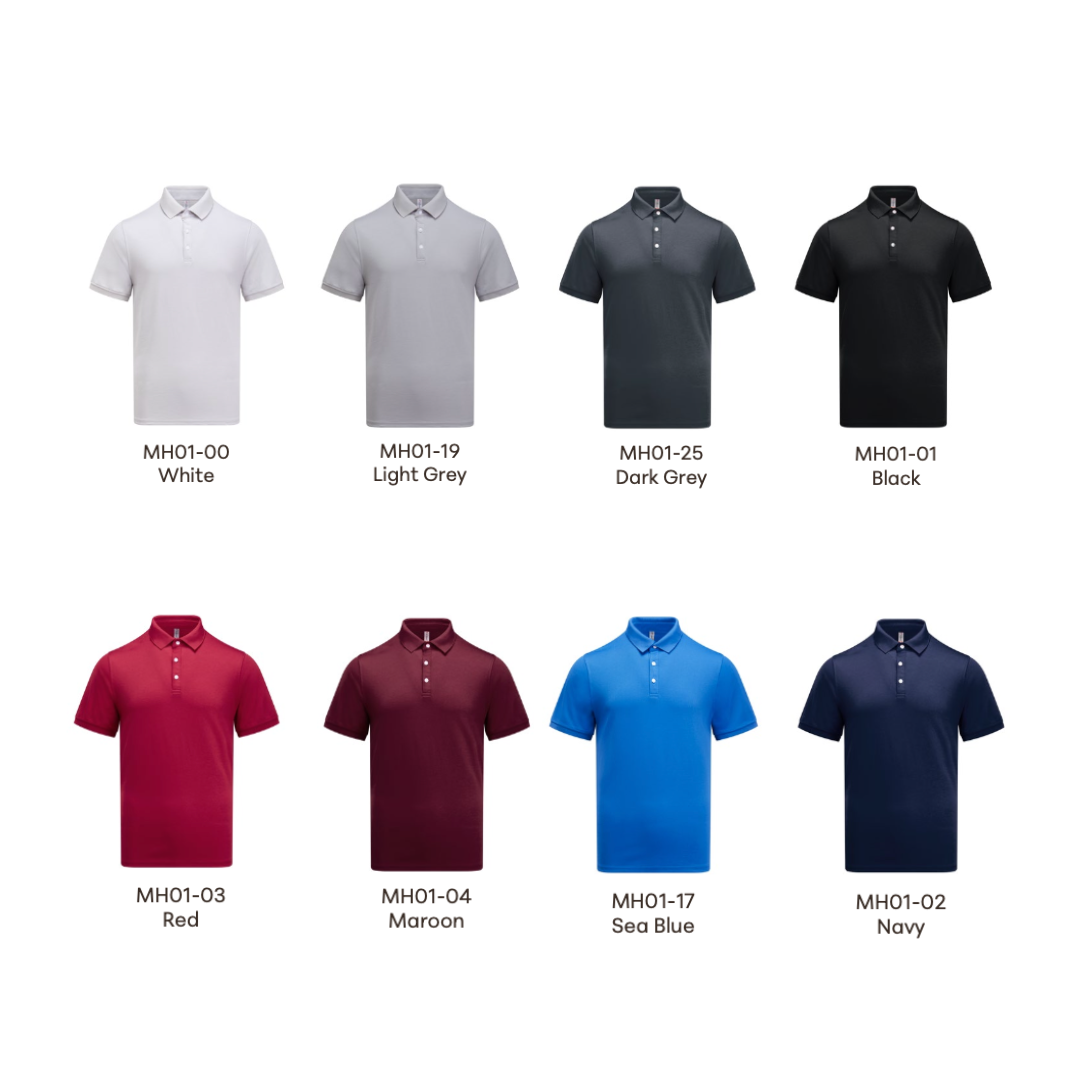 Luxeblend Hybrid Polo Shirt (215gsm) - MH01