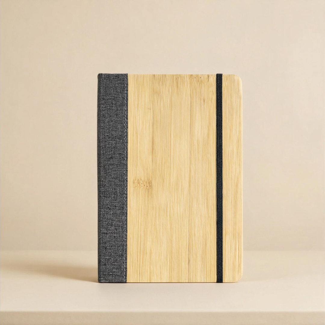 #G6 Wooden Cover Notebook