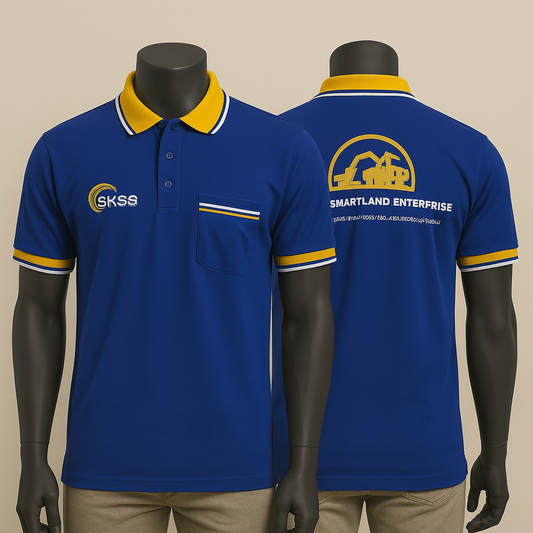 NHB3203 Navy/Yellow Mojo Polo Shirt