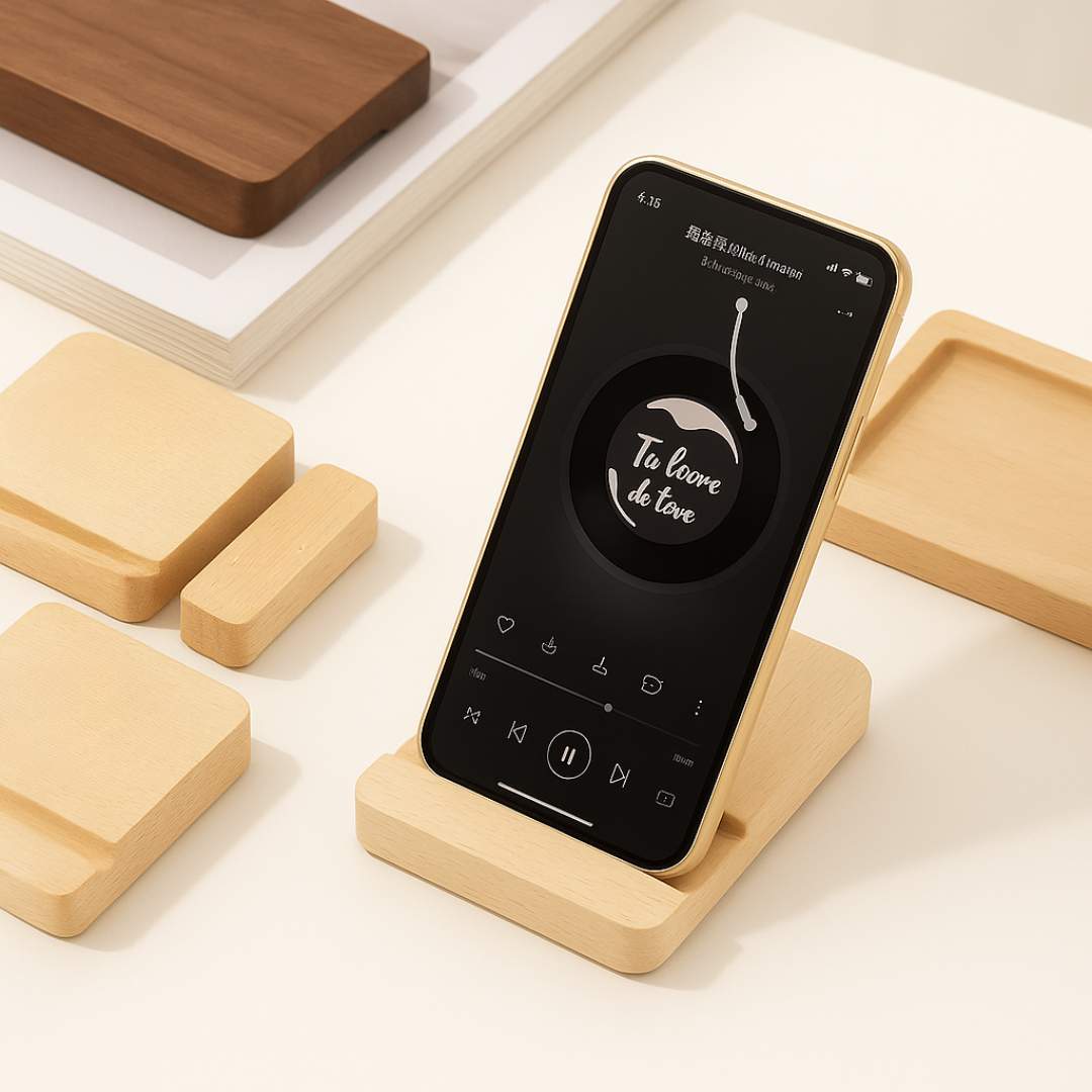 Wooden Phone Stand