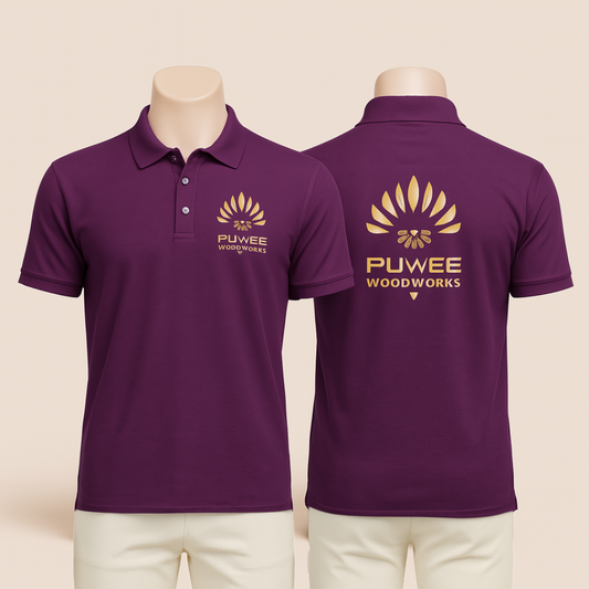 CRP7214 Maroon Microfibre Polo Shirt