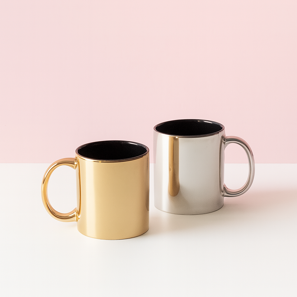 #3009 Ceramic Cup with Plating Finished.