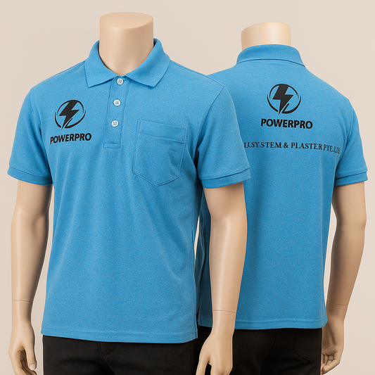 NHB2443 Air Force Blue Honeycomb Polo Shirt