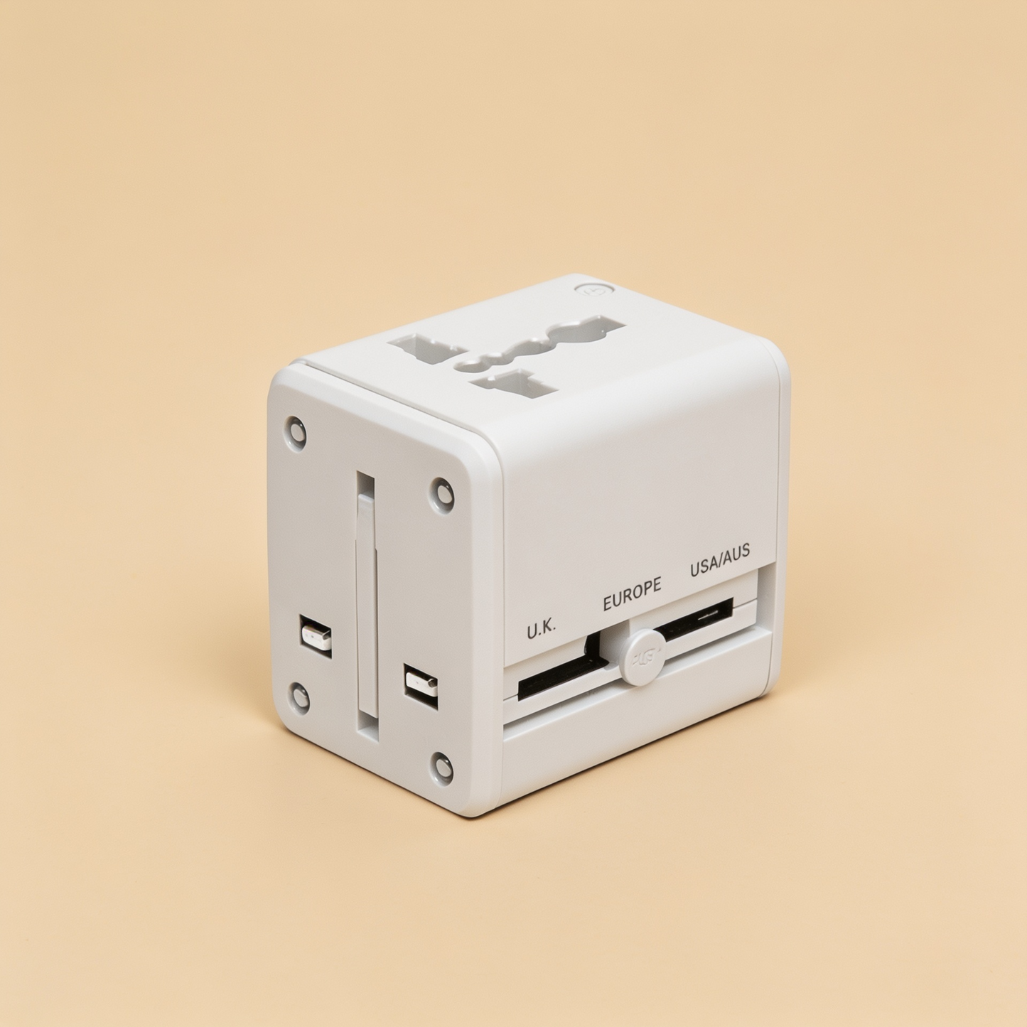 #M26 Universal Travel Adapter with Dual USB Ports