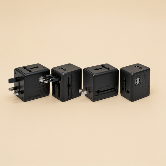 #M26 Universal Travel Adapter with Dual USB Ports - Gaia Gifts Co