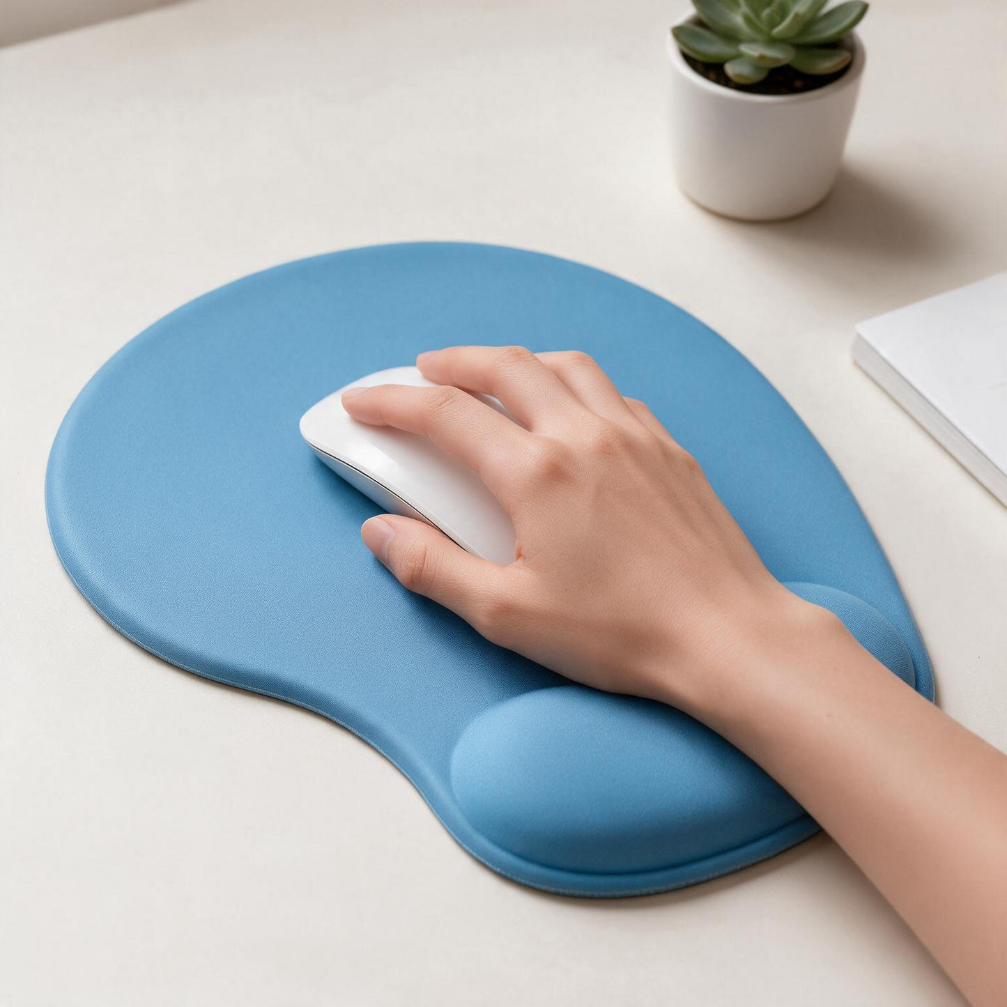#G7 Mouse Pad with Cushioned Wrist Rest