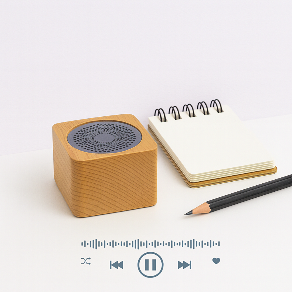 #3025 Wooden Wireless Speaker