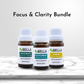 focus and clarity bundle to improve focus and mental clarity for deep work and efficiency with rosemary, peppermint and lemon 10ml