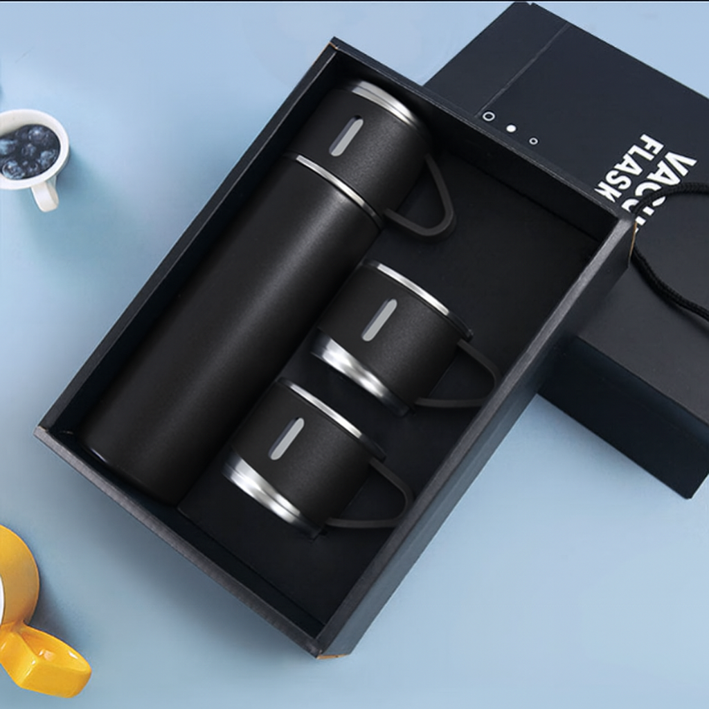 #1012 Stainless Steel Vacuum Flask Set
