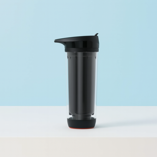 #8827 ANTI FALL Double Wall Suction Bottle