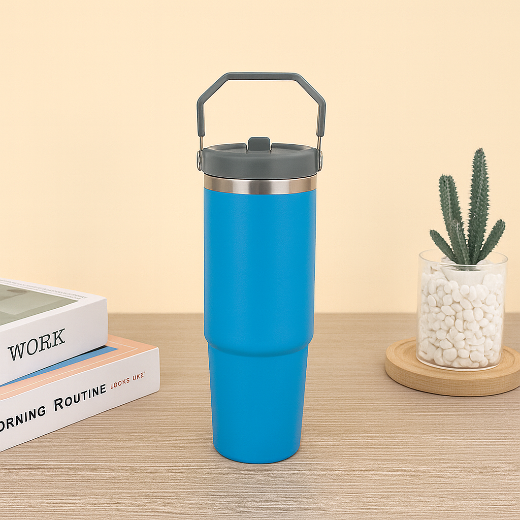 #7020 Stainless Steel Thermo Mug with Handle