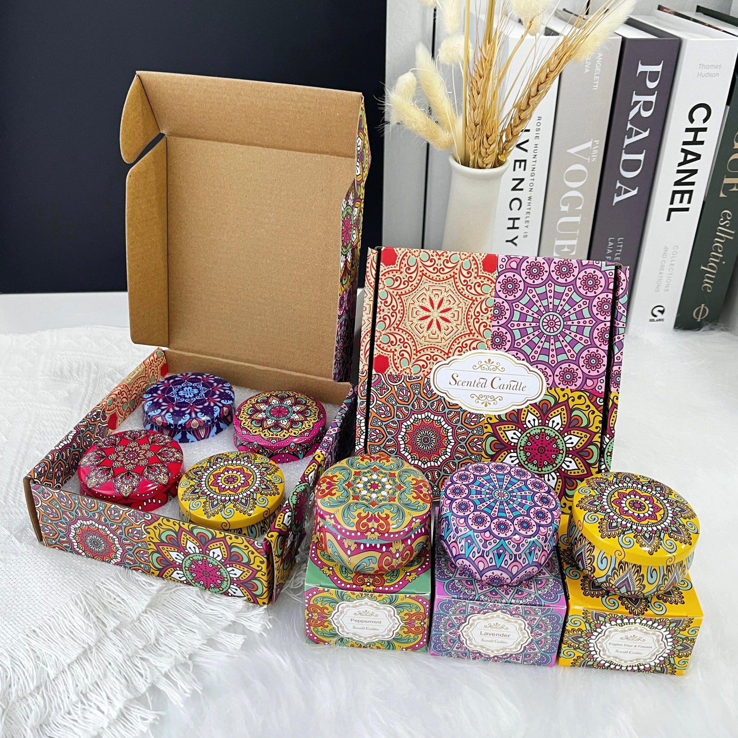 Batik Scented Candles - 75g - Gaia Gifts Co