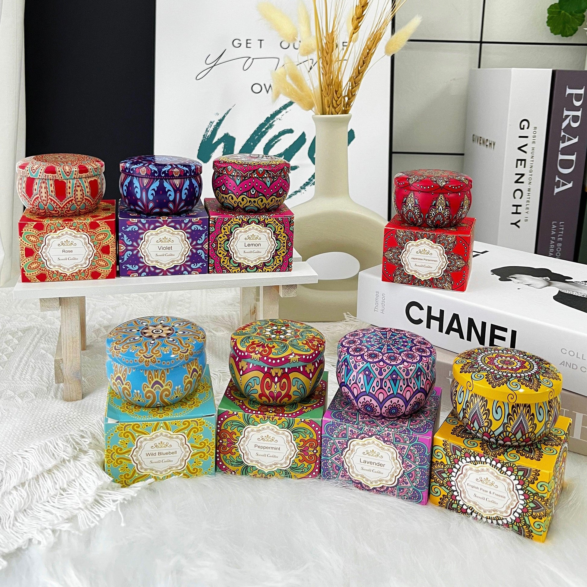 Batik Scented Candles - 75g - Gaia Gifts Co