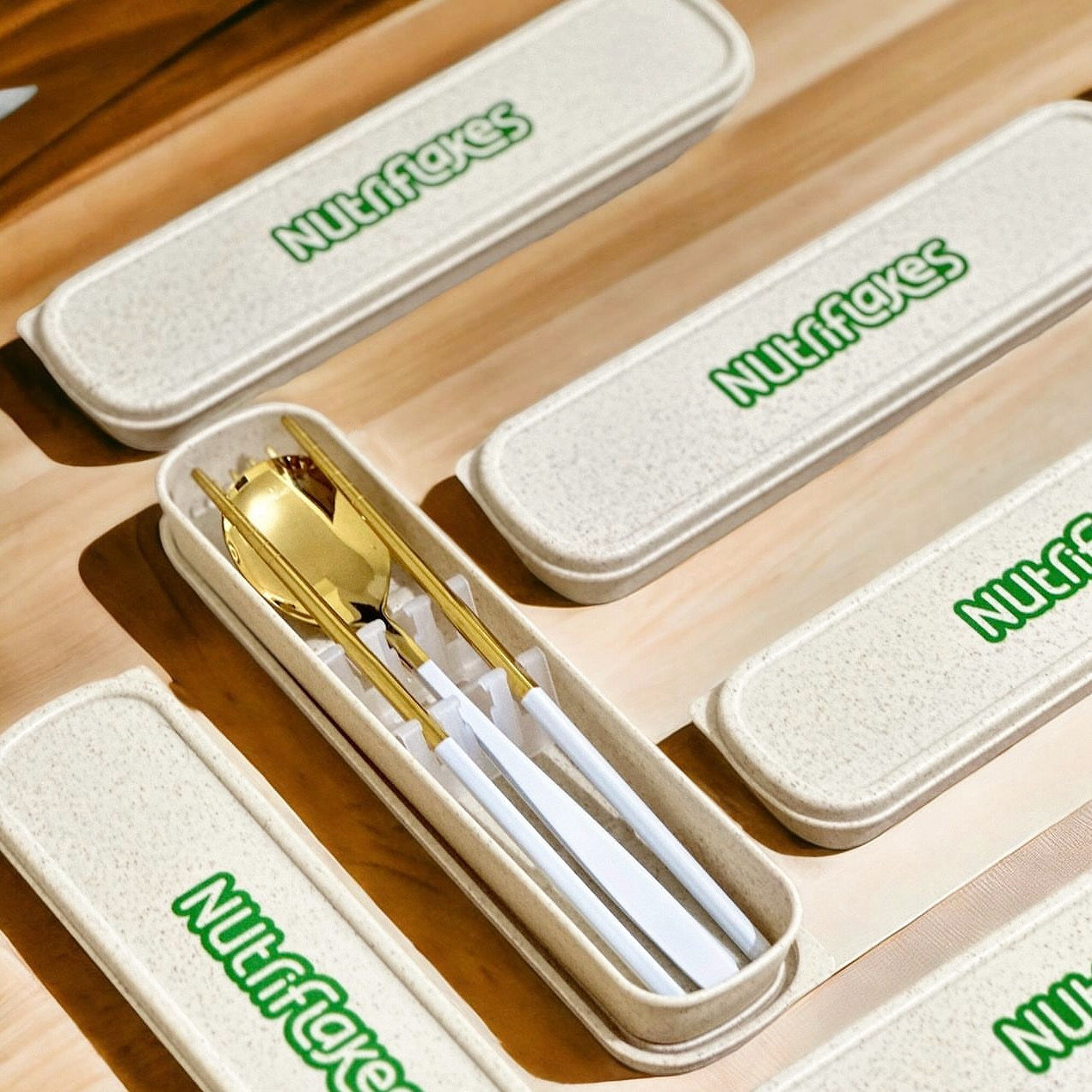 Custom Logo Cutlery Kits - Gaia Gifts Co