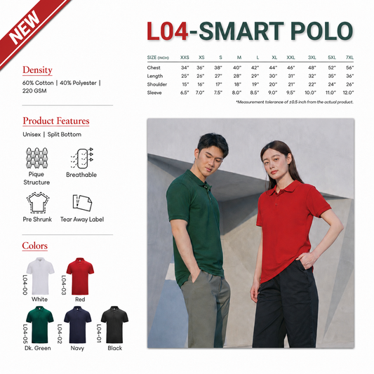 Smart Polo 220gsm - L04