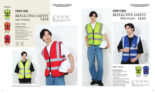 High Reflective Safety Vest With Pocket 120gsm - CRSV3100