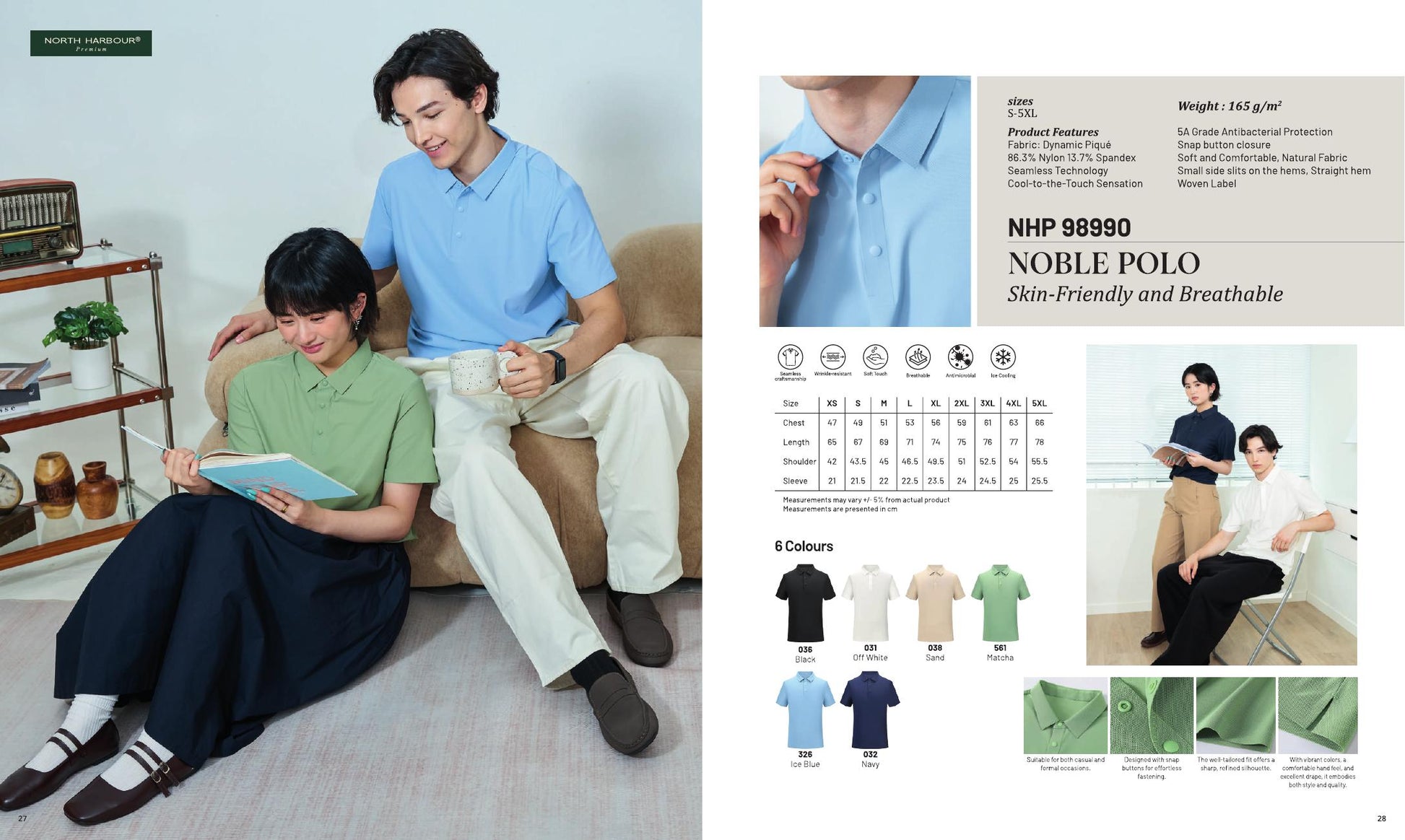 Noble Polo 165gsm - NHP98990
