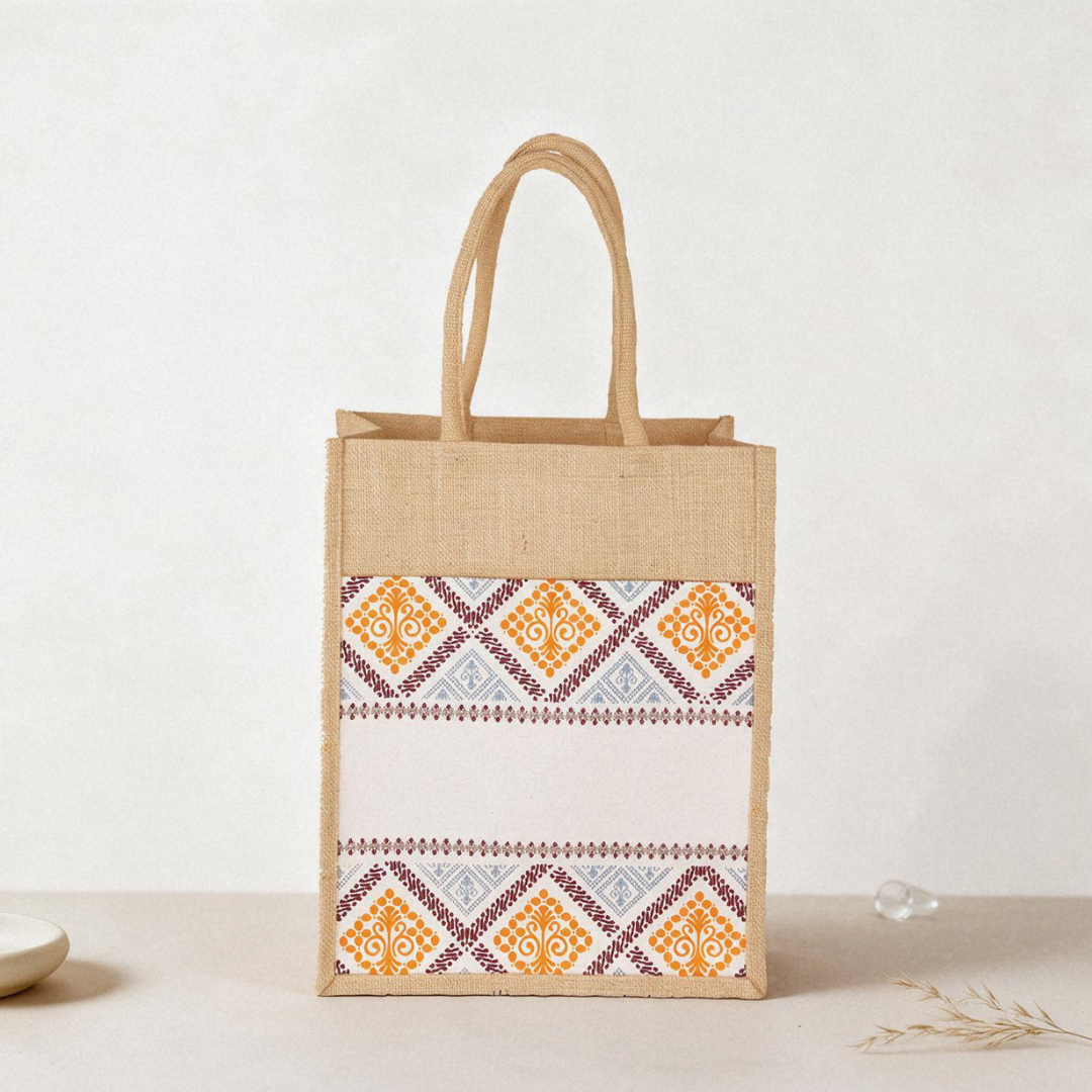 #G10 Batik Canvas Jute Bag