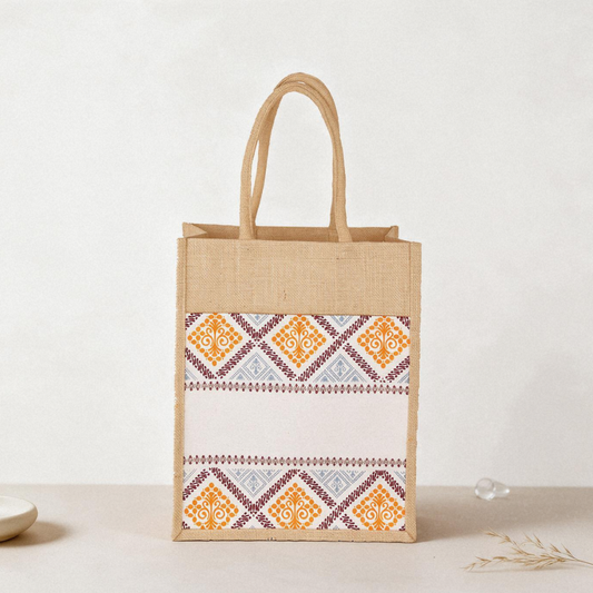 #G10 Batik Canvas Jute Bag