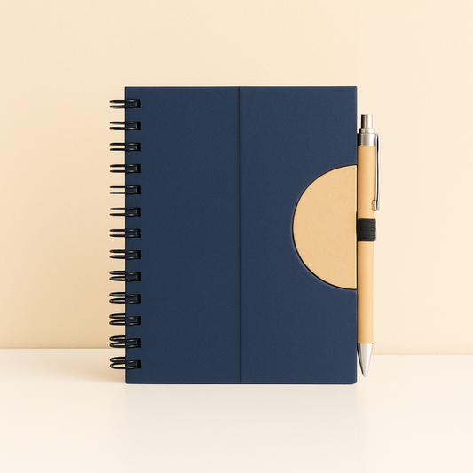 #7117 Eco Notebook with Bamboo Pen - Gaia Gifts Co