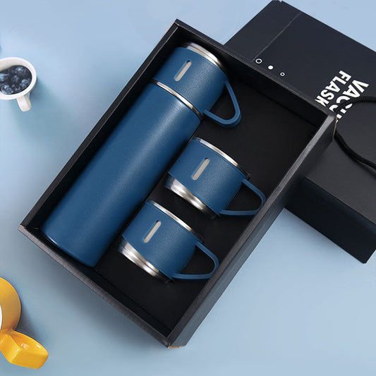 Stainless Steel Vacuum Flask Set
