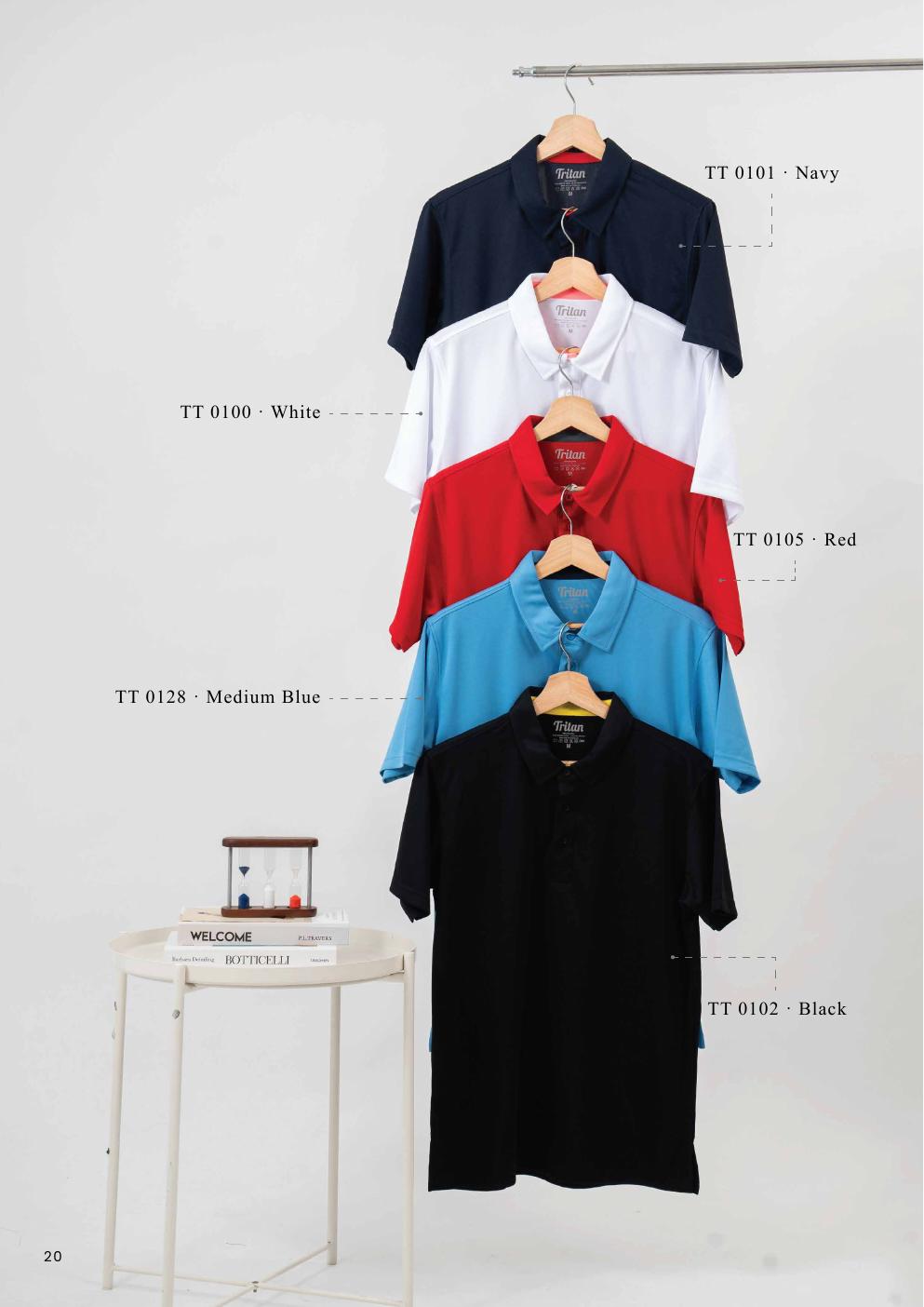Premium Polo Shirt 170gsm - TT01 - Oren Sport corporate uniform blank Malaysia