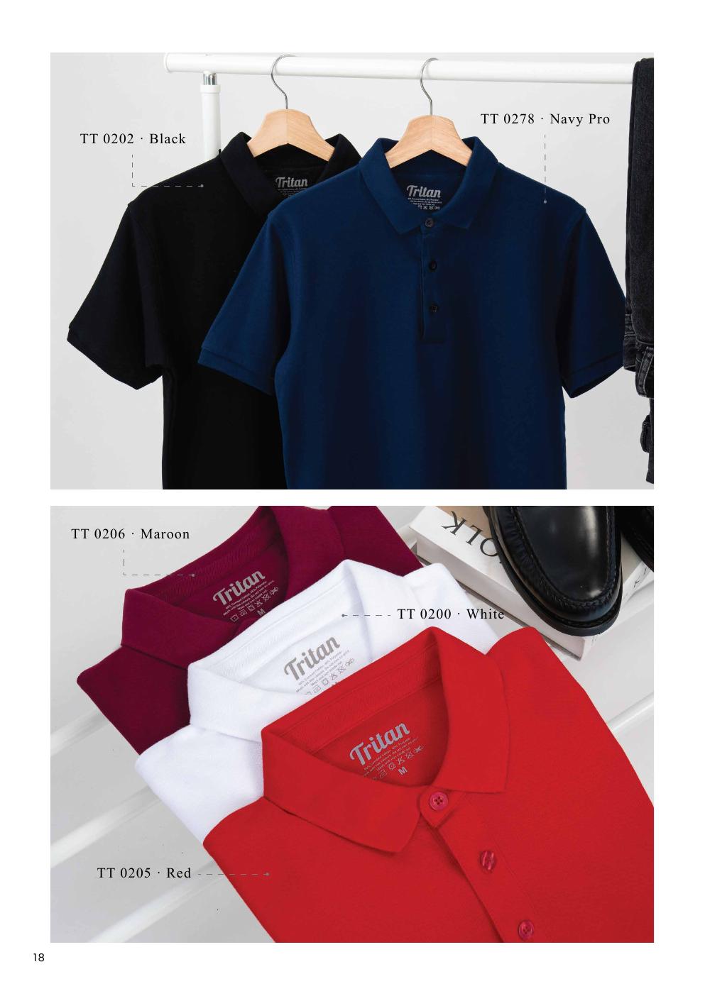Premium Polo Shirt 240gsm - TT02 - Oren Sport corporate uniform blank Malaysia