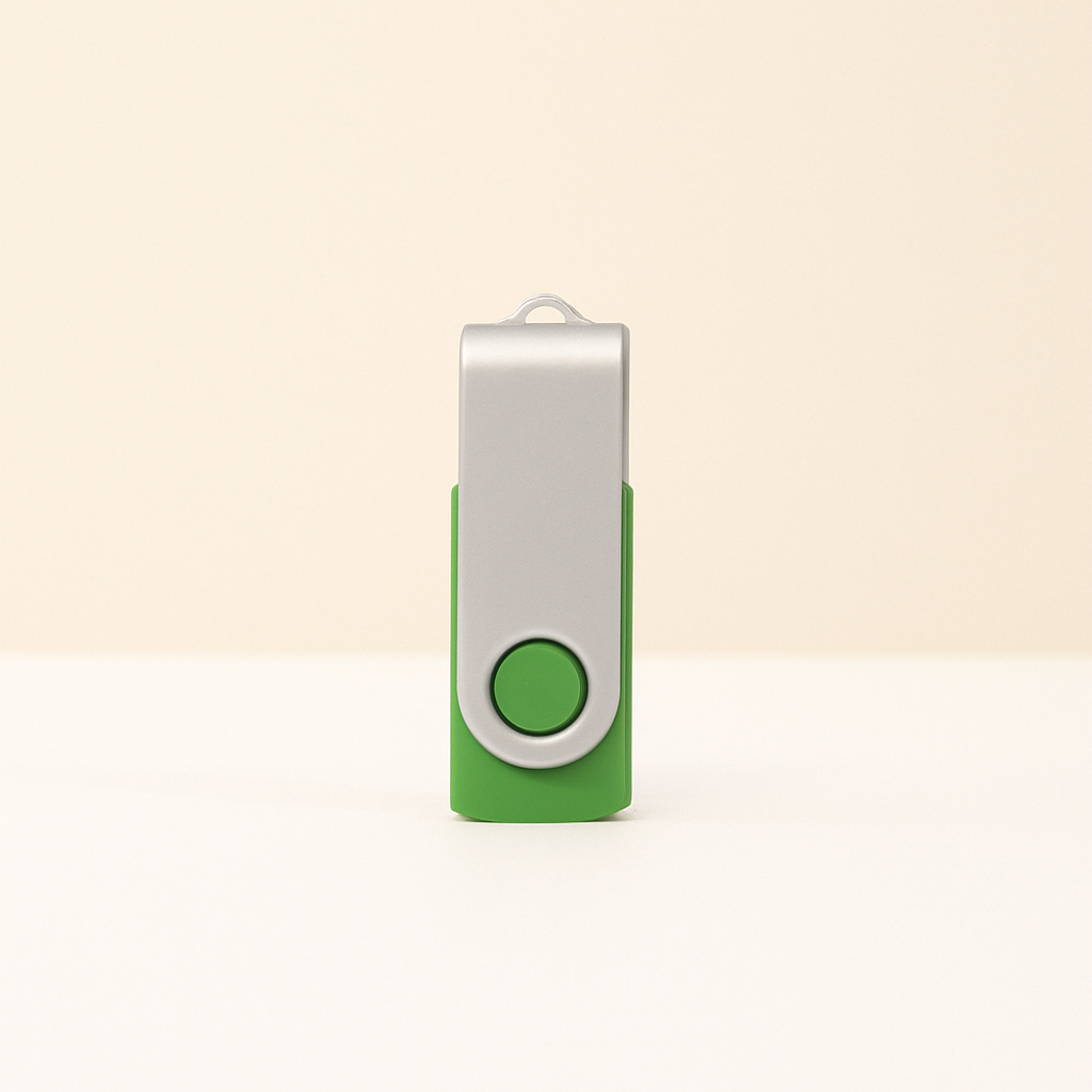 #7511 Classic Metal Flash Drive (16GB) - Gaia Gifts Co