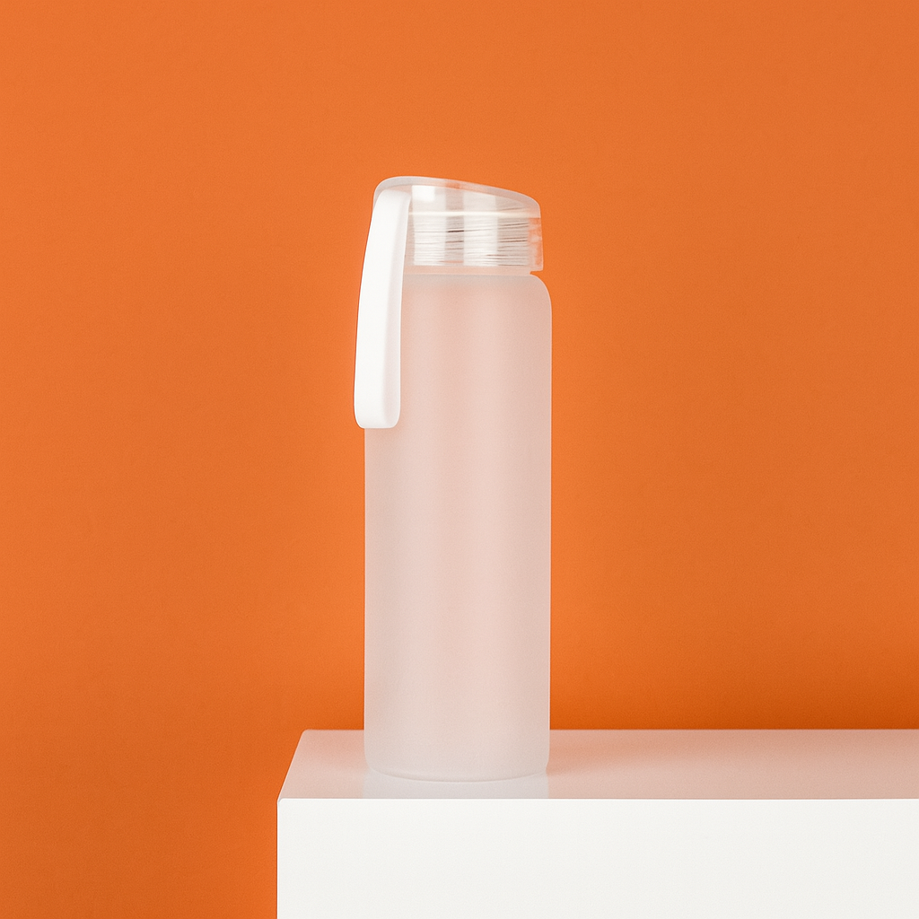 #8013 Frosted Glass Bottle