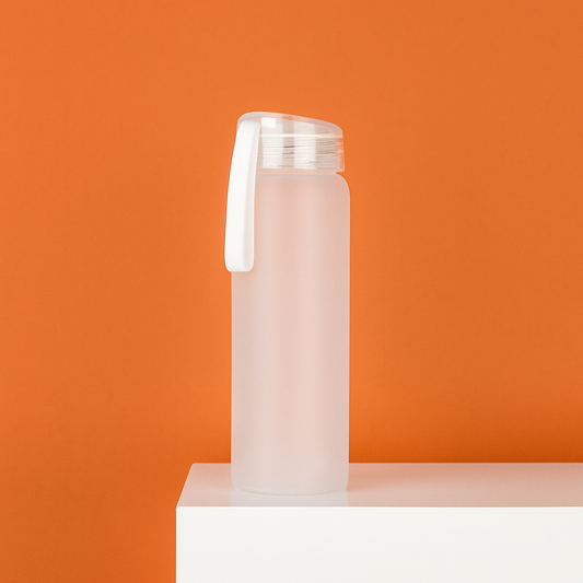 #8013 Frosted Glass Bottle
