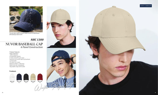 Nuvor Baseball Cap - NHC1300 - North Harbour corporate uniform blank Malaysia