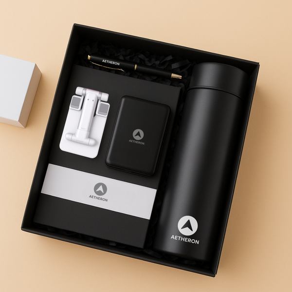 Aetheron premium customised corporate gift set Malaysia — RM163 per unit