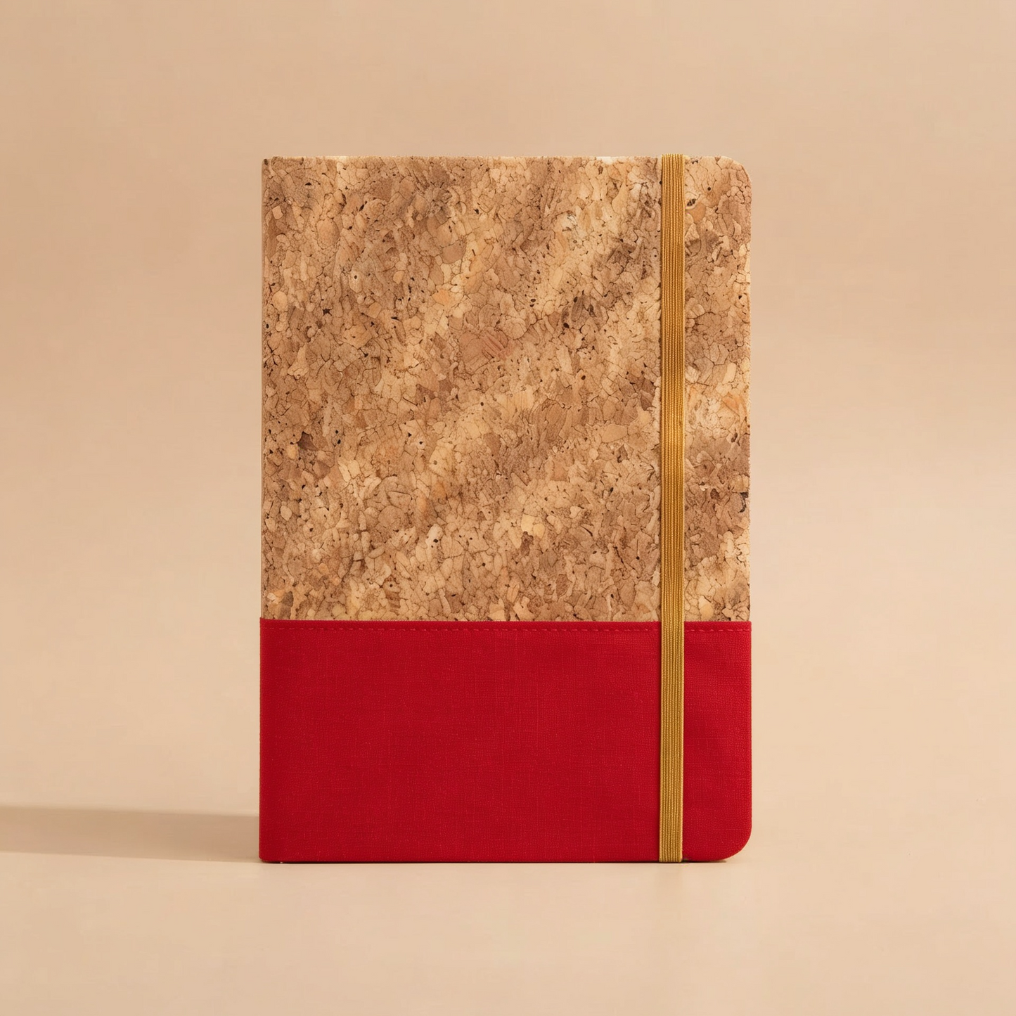 #M008 Cork Oak PU Leather Notebook
