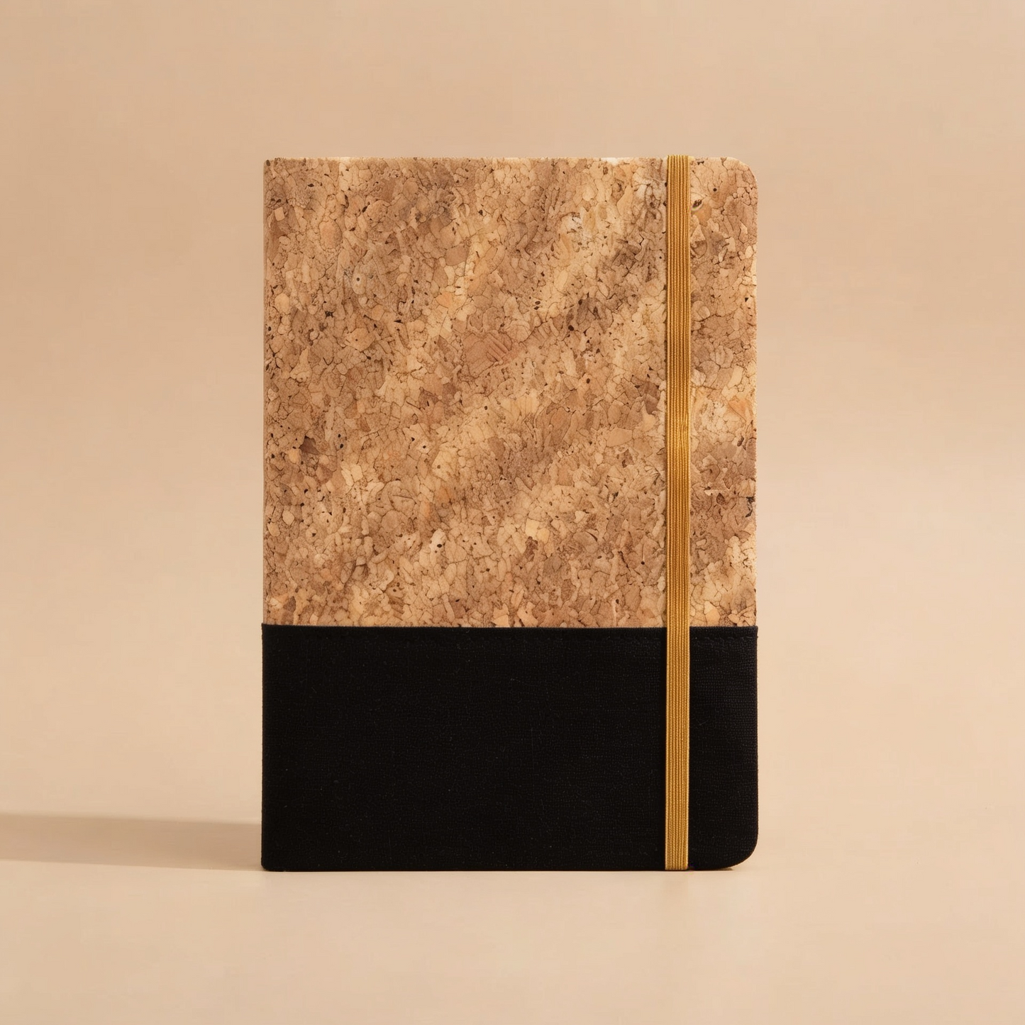#M008 Cork Oak PU Leather Notebook