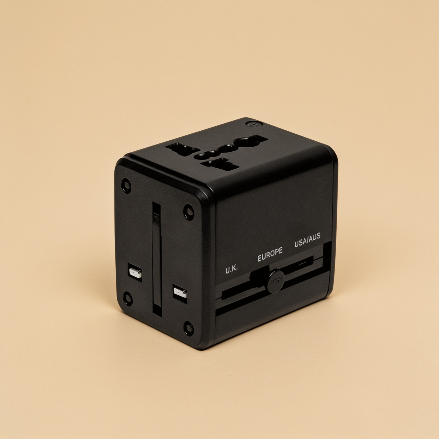 #M26 Universal Travel Adapter with Dual USB Ports