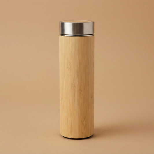 #M27 Bamboo Flask Stainless Steel Flask - Gaia Gifts Co