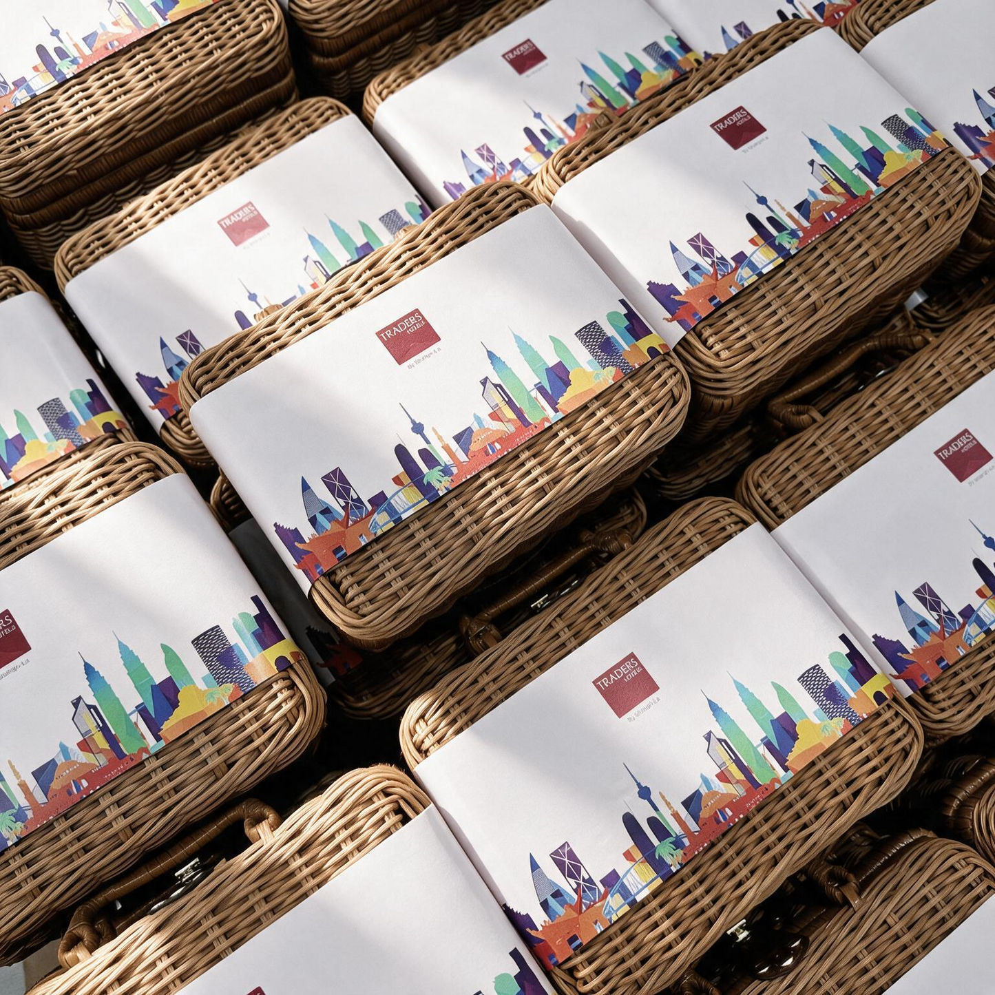 Retro Travel Basket Gift Set - Traders Hotel KL
