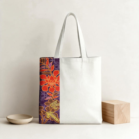 #G6 Batik Canvas Tote Bag