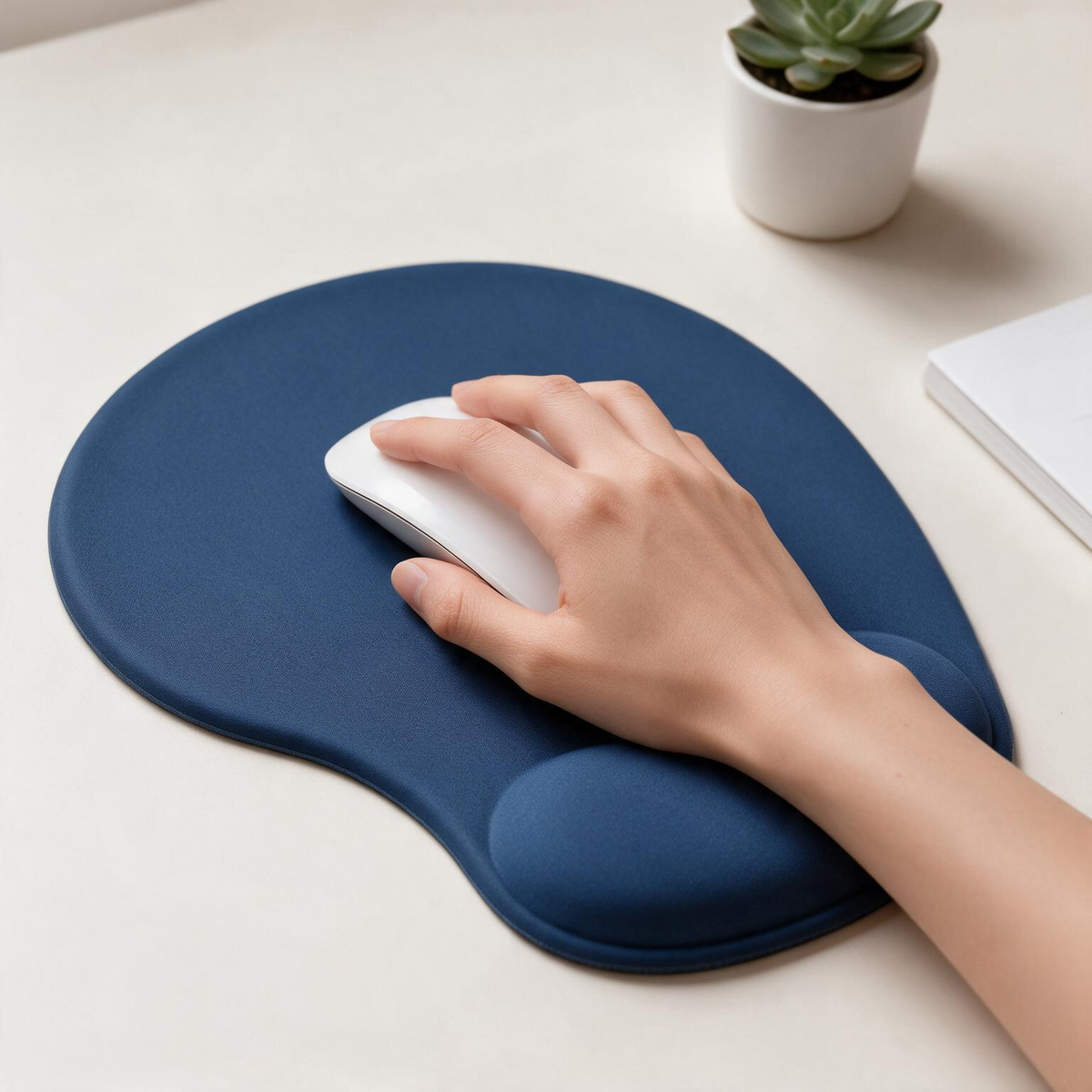 #G7 Mouse Pad with Cushioned Wrist Rest