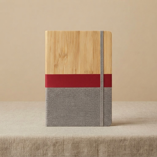 #M308 Bamboo Cover Notebook - Gaia Gifts Co