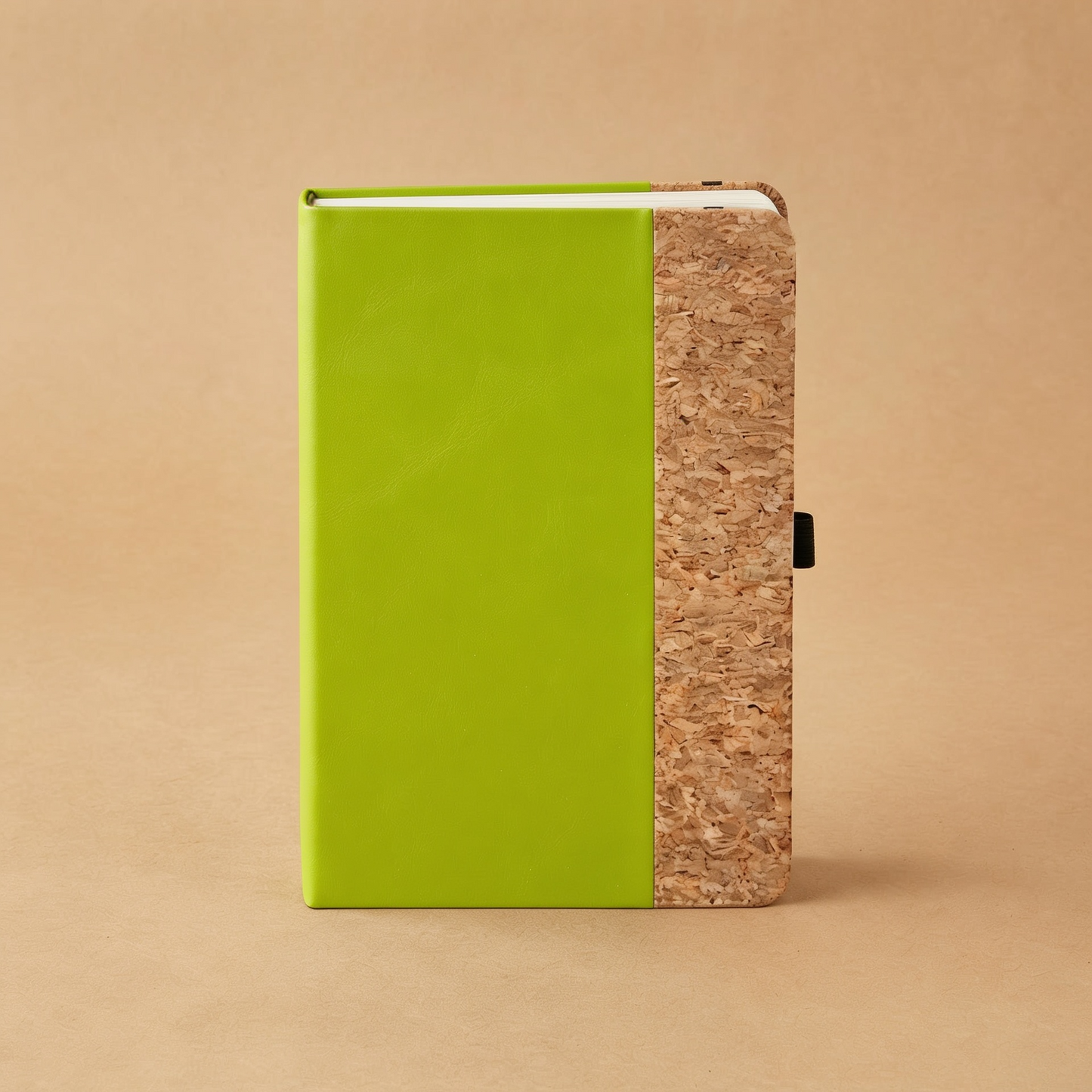 #M878 Cork Oak PU Leather Notebook